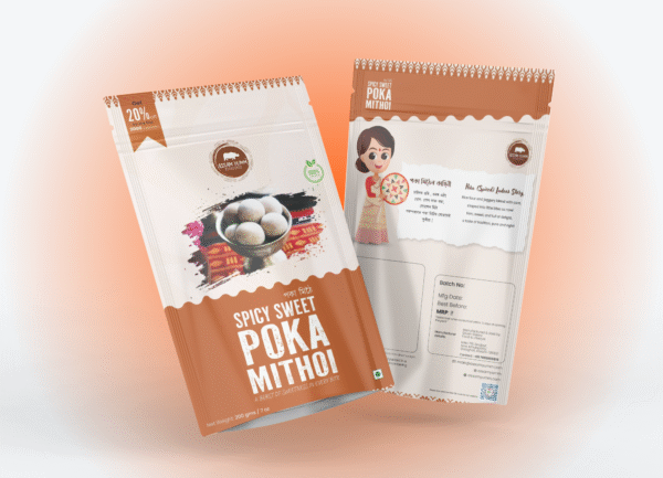 Spicy Sweet Poka Mithoi ( পকা মিঠৈ )