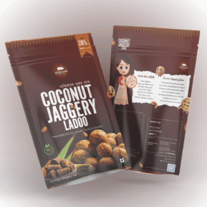 Coconut Jaggery Ladoo  (নাৰিকল গুৰ লাডু)